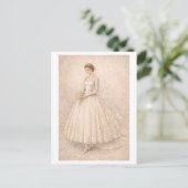 Carte Postale Vintage-Style 1950s Wedding Gown (Debout devant)