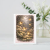 Carte Postale Vintage-Style Firefly Illustration (Debout devant)