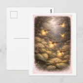 Carte Postale Vintage-Style Firefly Illustration (Devant / Derrière)