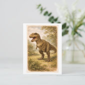 Carte Postale Vintage-Style T. Rex lllustration (Debout devant)