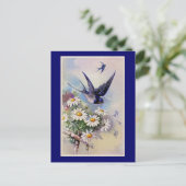 Carte postale vintage Swallow (Debout devant)