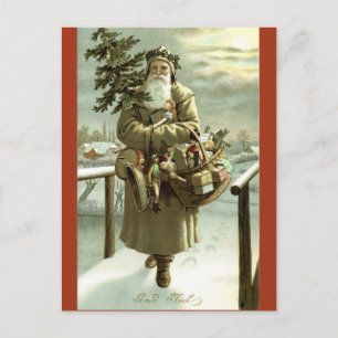 Carte postale vintage Swedish Santa Claus