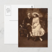 Carte postale vintage Sweethearts (Devant / Derrière)
