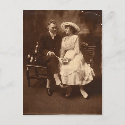 Carte postale vintage Sweethearts (Devant)