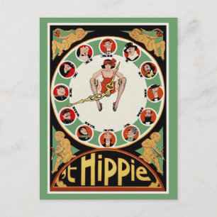 Carte postale vintage : 't Hippie par C. Verschuur