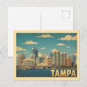 Carte Postale Vintage Tampa Travel (Devant / Derrière)