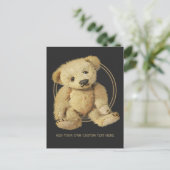 Carte postale vintage Teddy Bear (Debout devant)