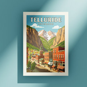 Carte Postale Vintage Telluride Colorado