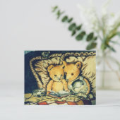 Carte Postale Vintage temps enfants (Debout devant)