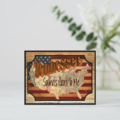 Carte postale vintage Tennessee (Debout devant)