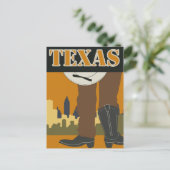 Carte postale Vintage Texas Lone Star (Debout devant)