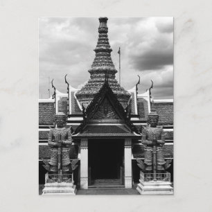 Carte Postale Vintage Thaïlande Bangkok Wat Phra Kaew Demon
