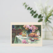 Carte postale Vintage "Thanksgiving Dinner" (Debout devant)