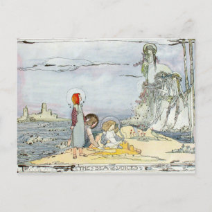 Carte Postale Vintage "The Sea Voices" par Jessie M. King