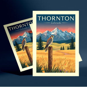 Carte Postale Vintage Thornton Colorado