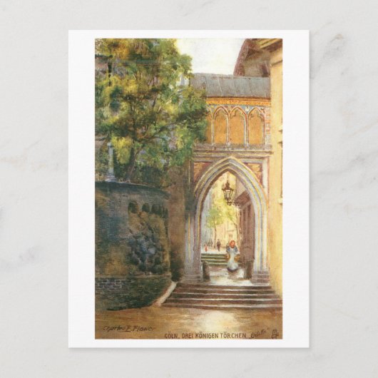 Carte Postale Vintage Three Kings Gate, Germany (Devant)