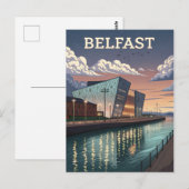 Carte Postale Vintage Titanic Belfast Travel (Devant / Derrière)