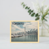 Carte Postale Vintage Toronto Travel (Debout devant)