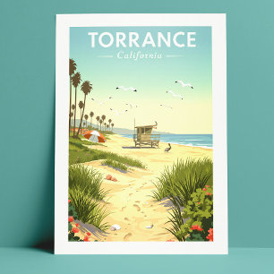 Carte Postale Vintage Torrance Californie