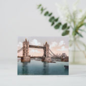 Carte Postale Vintage Tower Bridge Londres Angleterre (Debout devant)