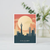 Carte Postale Vintage travel Calgary Alberta Canada edmonton (Debout devant)