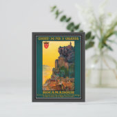 Carte Postale Vintage travel France, Rocamadour - (Debout devant)