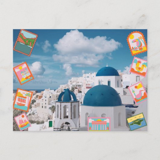 Carte Postale Vintage Travel Postcard (Devant)