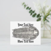 Carte postale vintage Trilobite (Debout devant)