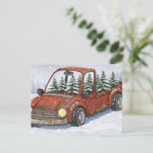 Carte Postale Vintage Truck Postcard (Debout devant)