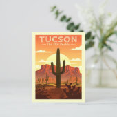 Carte Postale Vintage Tucson (Debout devant)