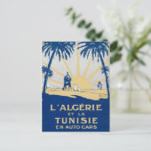 Carte postale vintage Tunisie Travel (Debout devant)