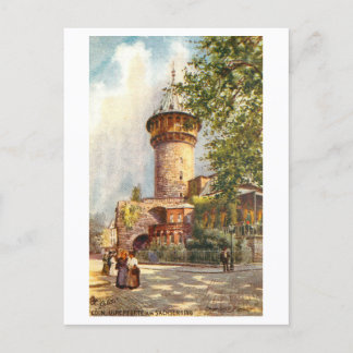 Carte Postale Vintage Ulrepforte in Koln, Germany
