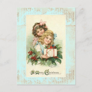 Carte postale Vintage "Un joyeux Noël"