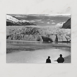 Carte Postale Vintage USA Alaska glacier Mendenhall Juneau