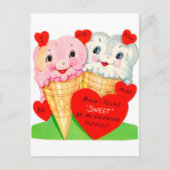 carte postale vintage valentine (Devant)