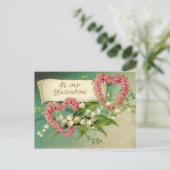 Carte postale vintage Valentine (Debout devant)