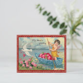 Carte postale vintage Valentine (Debout devant)