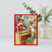 Carte postale vintage Valentine (Debout devant)