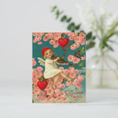 Carte postale vintage Valentine (Debout devant)