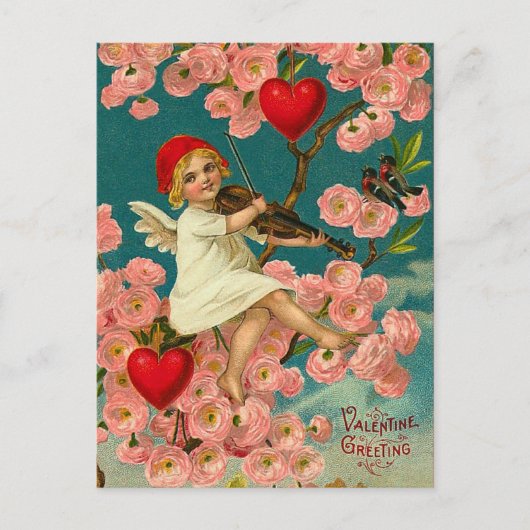 Carte postale vintage Valentine (Devant)
