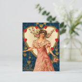 Carte postale vintage Valentine (Debout devant)