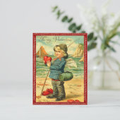 Carte postale vintage Valentine (Debout devant)
