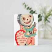 Carte postale vintage Valentine (Debout devant)