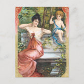 Carte postale vintage Valentine (Devant)