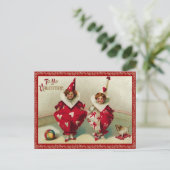 Carte postale vintage Valentine (Debout devant)