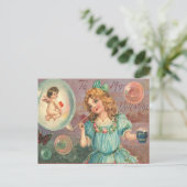 Carte postale vintage Valentine (Debout devant)