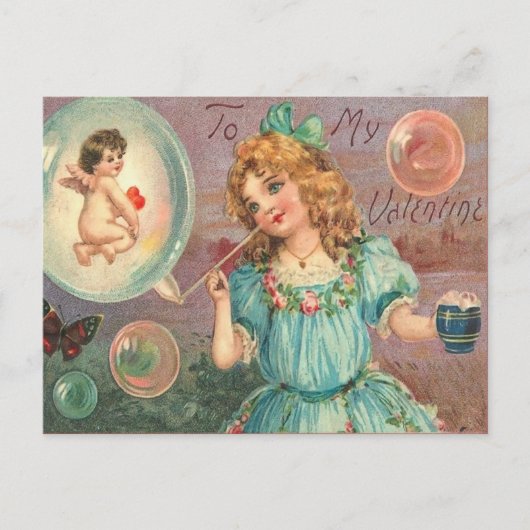 Carte postale vintage Valentine (Devant)