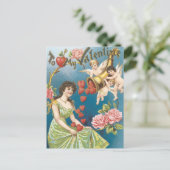 Carte postale vintage Valentine (Debout devant)