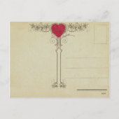 Carte postale vintage Valentine (Dos)