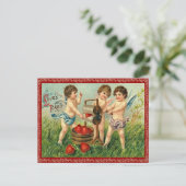 Carte postale vintage Valentine (Debout devant)